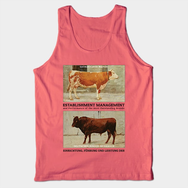 German cattle booklet Tank Top by KewaleeTee